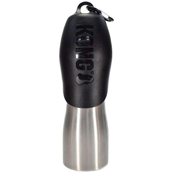 Kong Rustfri Vandflaske 740ml Sort