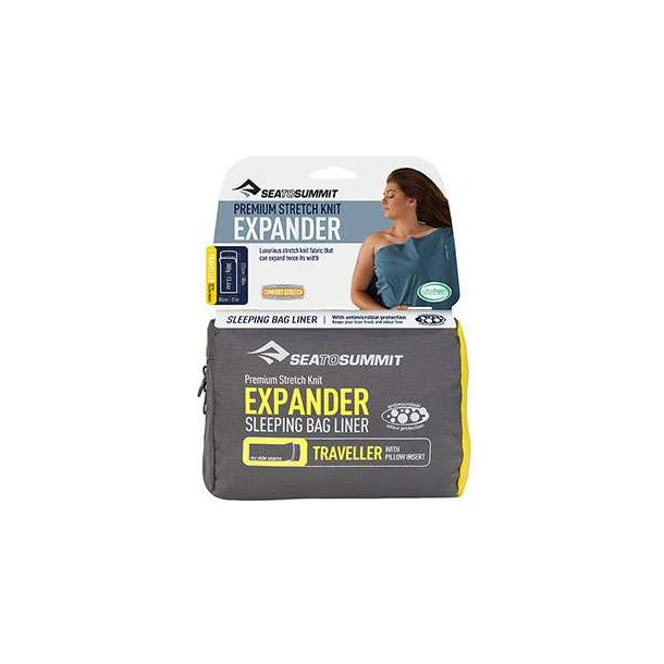 Sea to Summit Expander Liner Traveller (with Pillow slip) Navy Blue