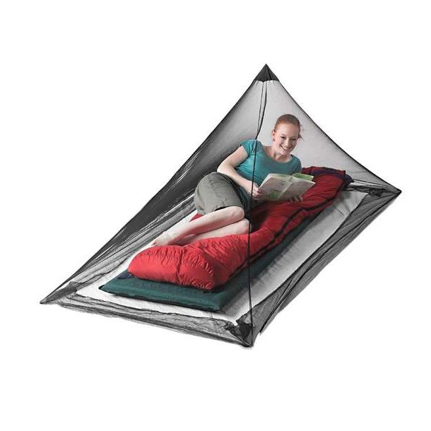 Sea to Summit Nano Mosquito Pyramid Net Single Grey