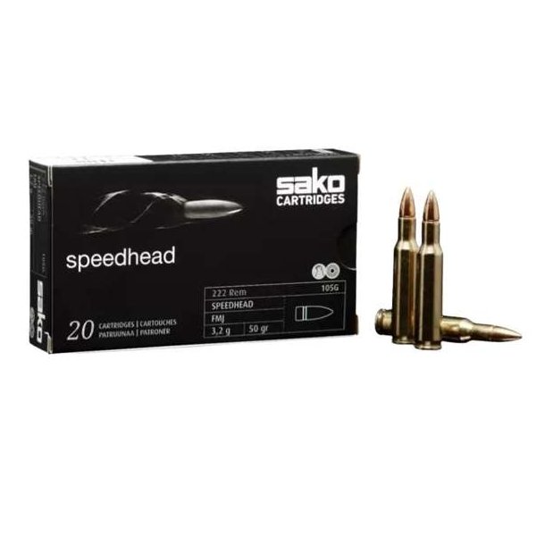 Sako .222 Rem Speedhead FMJ 3,2 gram