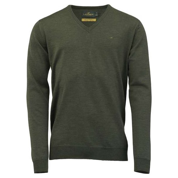 Laksen Sussex V-Neck Sweater Woody