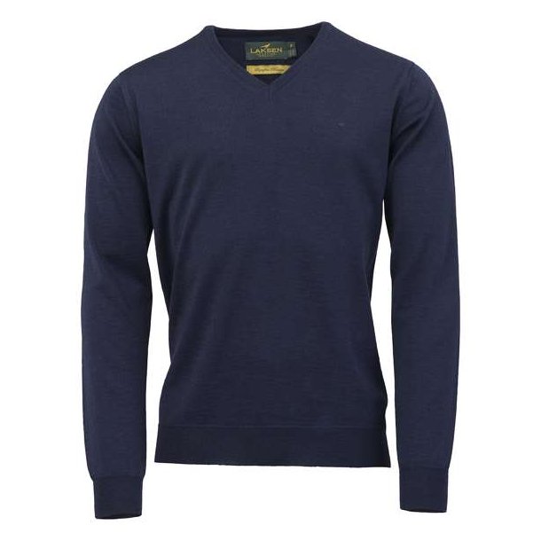 Laksen Sussex V-Neck Sweater Supernavy