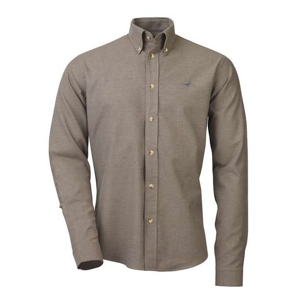 Laksen Christopher Shirt Brushed Cotton Camel