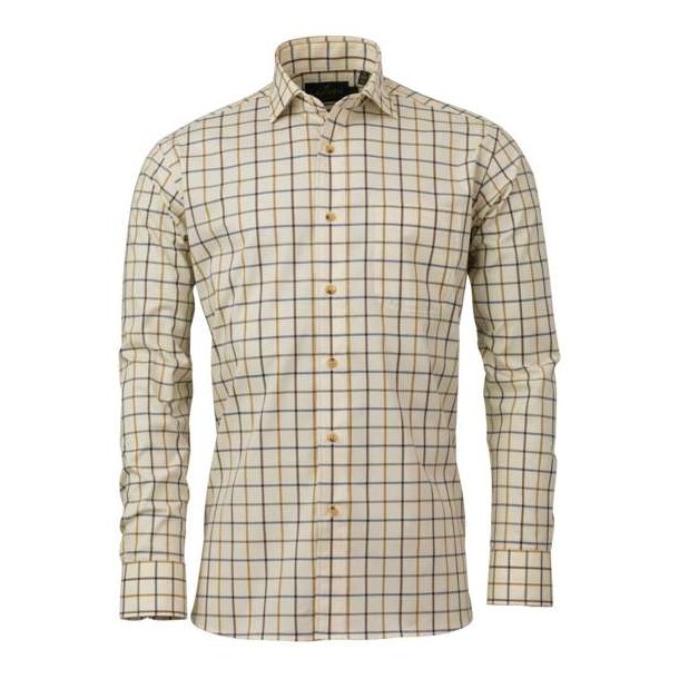 Laksen Axel Sporting Stretch Shirt Mustard Brownie