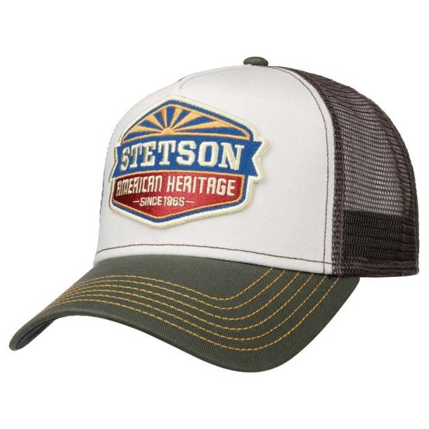 Stetson Trucker Cap Sun Green/White