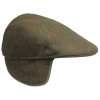 Laksen Hastings Ghillies Flat Cap Green