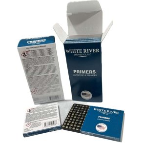 White River 100stk Fænghætter LR-100 Large Rifle