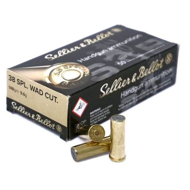 Sellier &amp; Bellot 38 SPEC WC 9,6g/148gr 50stk