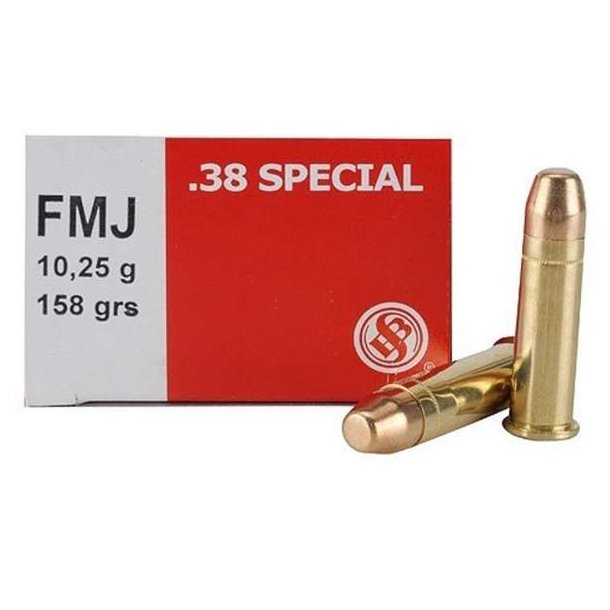 Sellier &amp; Bellot 38 SPEC FMJ 10,25g 158g 50 stk (31141)