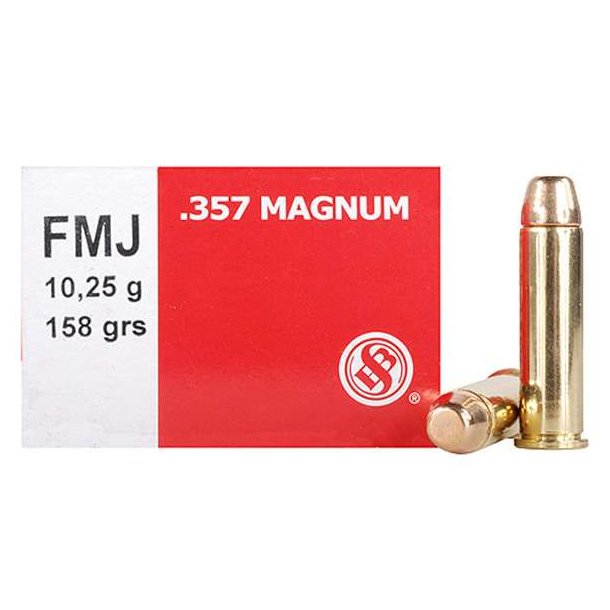 Sellier &amp; Bellot 357Mag FMJ 10,25g 158gr 50stk (31139)