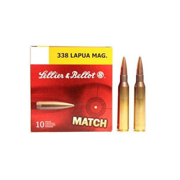 Sellier &amp; B 338 Lapua Mag. 16,2g/250gr HPBT