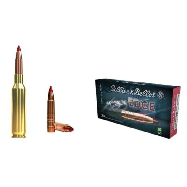 Sellier Bellot Cutting Edge 7x57R 9,7g/150grs 20 stk. Blyfri Riffelpatron
