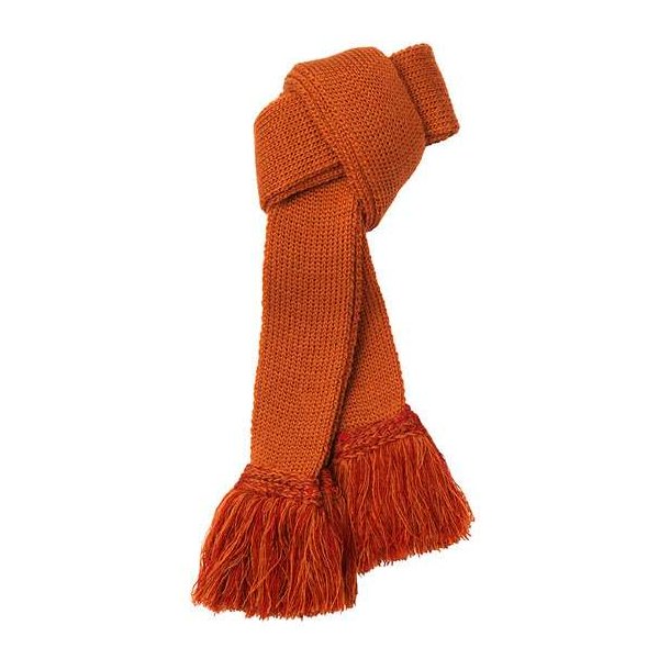 Laksen Garter Ties Mandarin/Wine