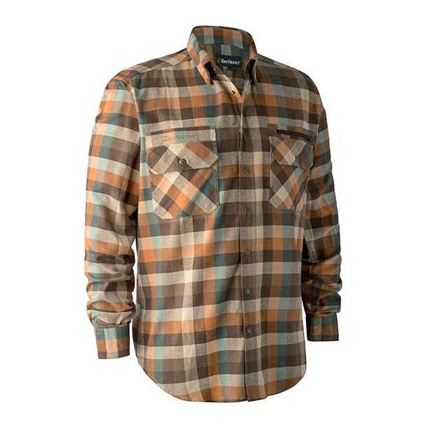 Deerhunter James Skjorte Brown check