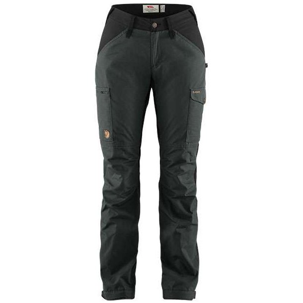 Fjllrven Kaipak Trousers Curved W Dark Grey/Black