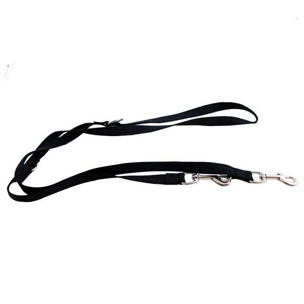 Hunter Ecco Sport Nylon Hundeline Sort 15/200