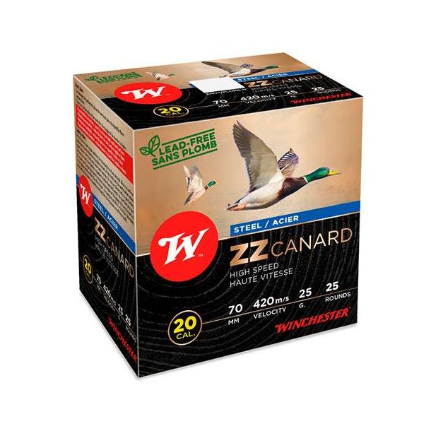 Winchester Canard 20/70 Str. 4/25 gram 25 stk Haglpatron