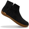 Glerups Boot Hjemmesko Med Gummisål Charcoal