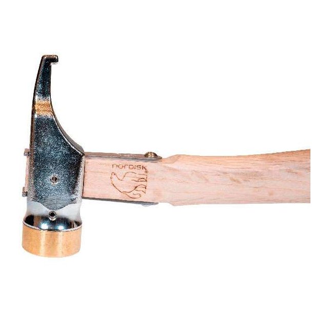 Nordisk Hamarr Peg Hammer Brass/Steel/Wood/Leather