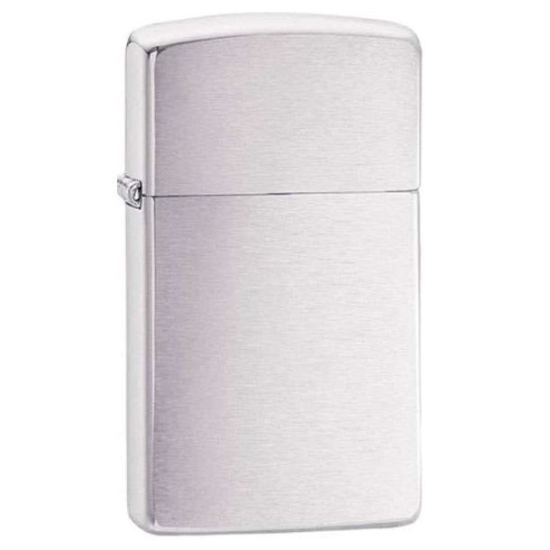 Zippo Slim Brushed Chrome Lighter