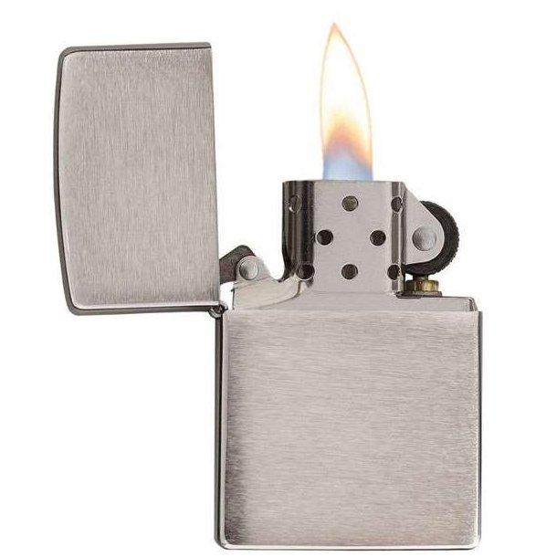 Zippo Brushed Chrome Lighter