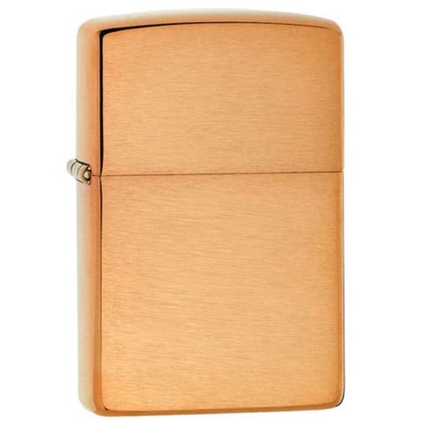 Zippo Brushed Finished Brass Lighter