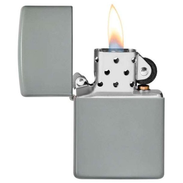 Zippo Flat Grey Lighter