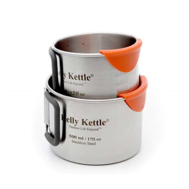 Kelly Kettle Camping Cup Set 300&500ml Stainless Steel
