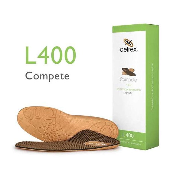 Aetrex Insole 400 Sport Mid brown