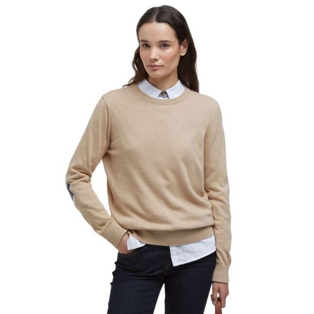 Barbour Lavender Knitted Jumper Putty