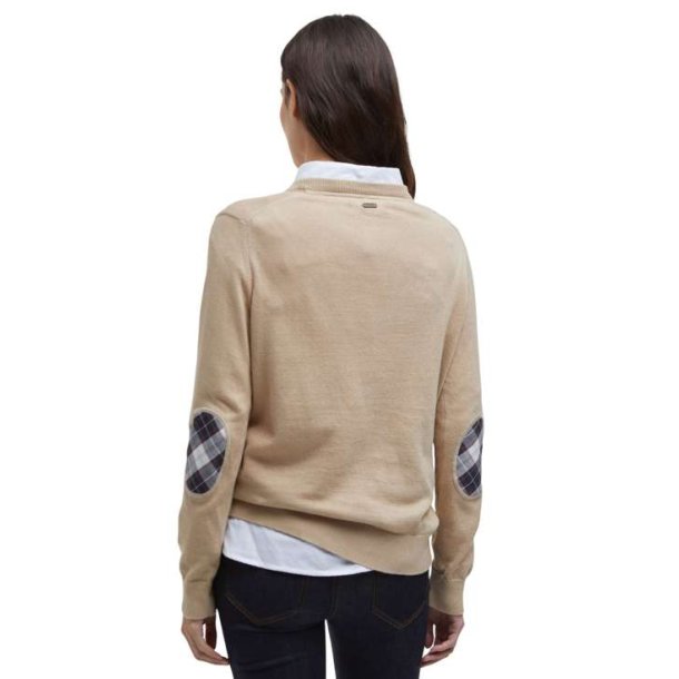 Barbour Lavender Knitted Jumper Putty