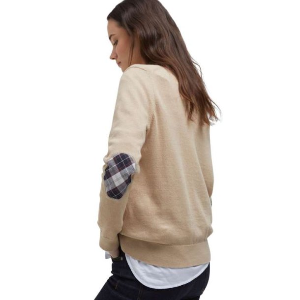 Barbour Lavender Knitted Jumper Putty