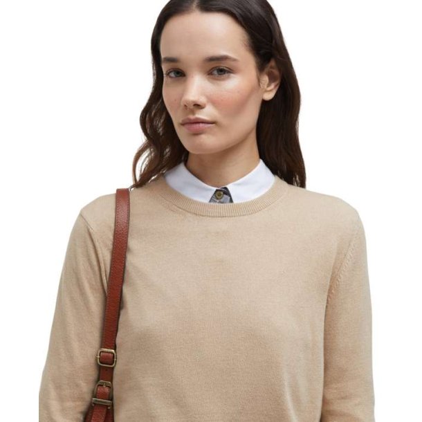 Barbour Lavender Knitted Jumper Putty
