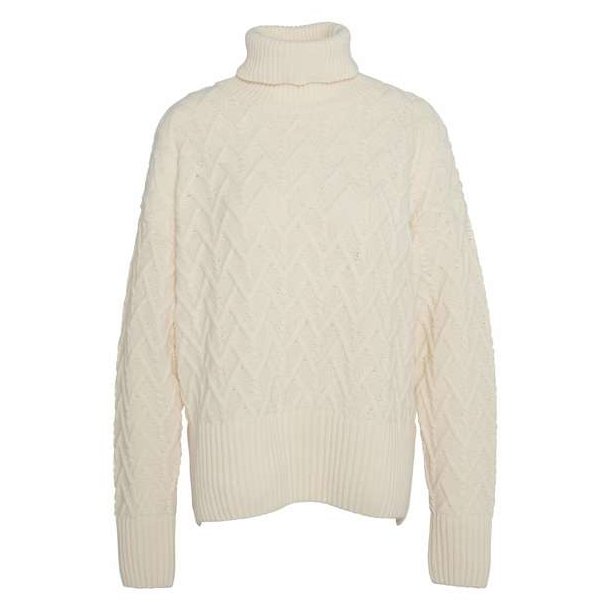 Barbour Clarence Knit Lady White