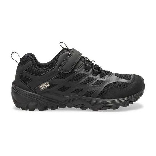 Merrell Moab FST Low A/C WP Kids Sko Black/Black