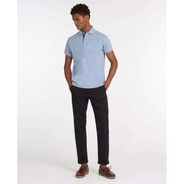 Barbour Sports Polo SS Washed Blue