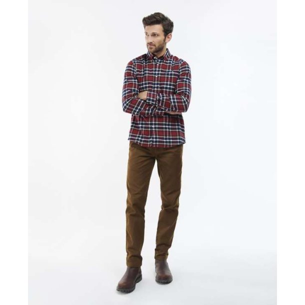 Barbour Betsom Tailored Shirt LS Dk Red