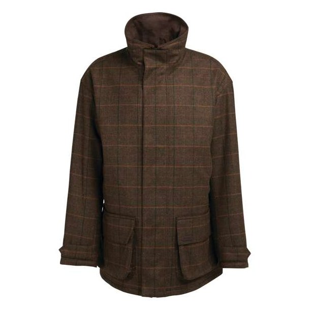 Barbour Beaconsfield Wool Jacket Burnhill Brown Check