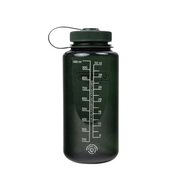 Nalgene Wide Mouth Tritan 1000ml Jade, Drikkeflaske