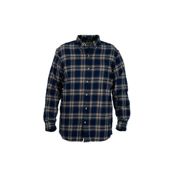 Nordhunt Ohio Flannel Shirt Navy Brown
