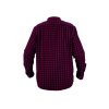 Nordhunt Sermen Flannel Skjorte Bordeaux/Navy