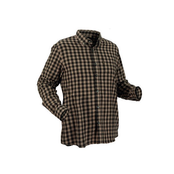 Nordhunt Sermen Flannel Skjorte Olive/Sand