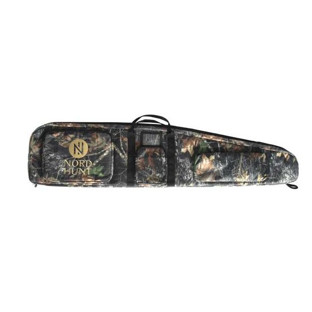 Nordhunt Riffelfoderal Camo 3 Lommer 135 cm m/Brerem