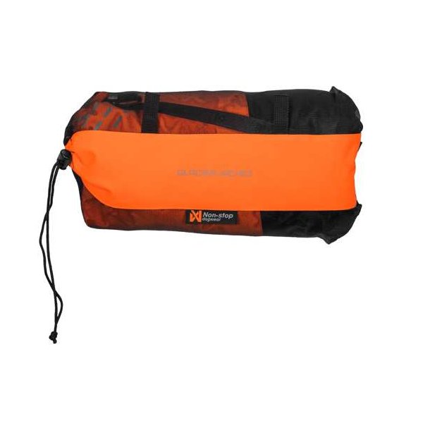 Non-Stop Dogwear Glacier Dog Jacket 2.0 Hundevest, Black/Orange str. 36