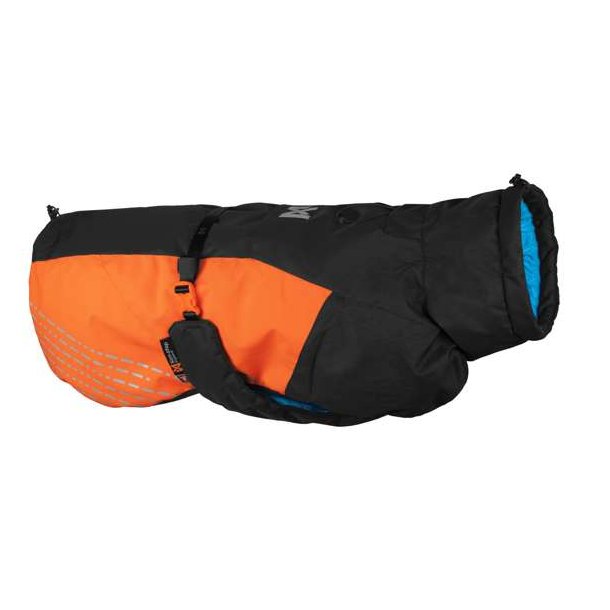 Non-Stop Dogwear Glacier Dog Jacket 2.0 Hundevest, Black/Orange str. 45