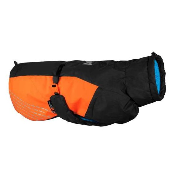 Non-Stop Dogwear Glacier Dog Jacket 2.0 Hundevest, Black/Orange str. 60