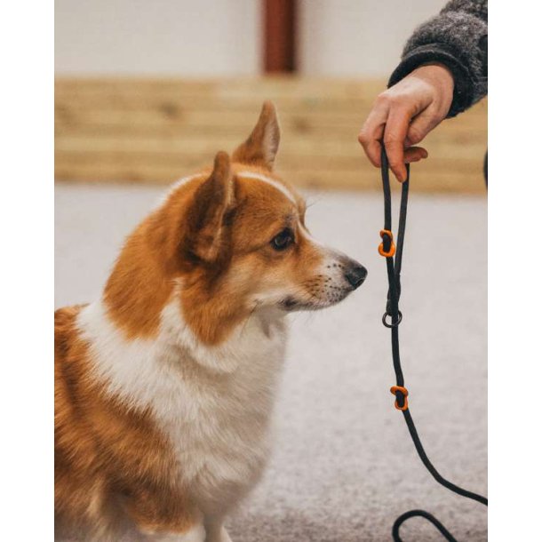 Non-Stop Dogwear Retriver Leash 1.6m/8mm Sort