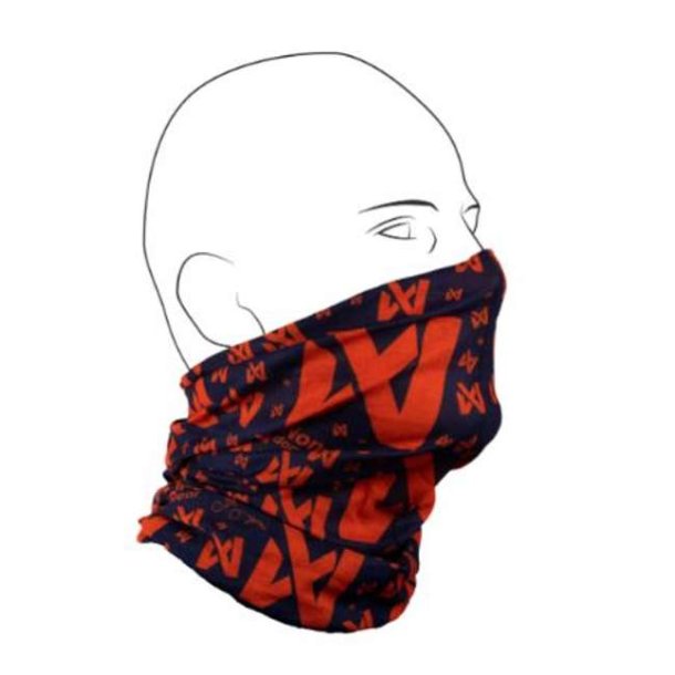 Non-Stop Multiscarf One size Black/orange