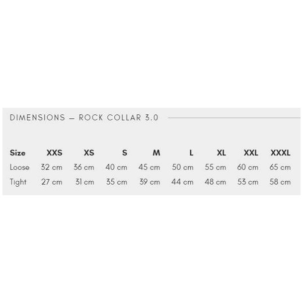 Non-Stop Dogwear Rock Collar 3.0, XS Black/Orange