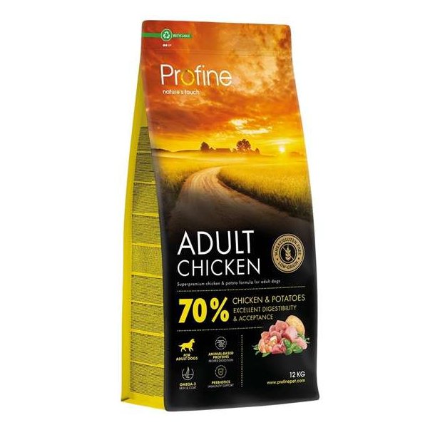 Profine Adult Chicken Hundefoder 12kg